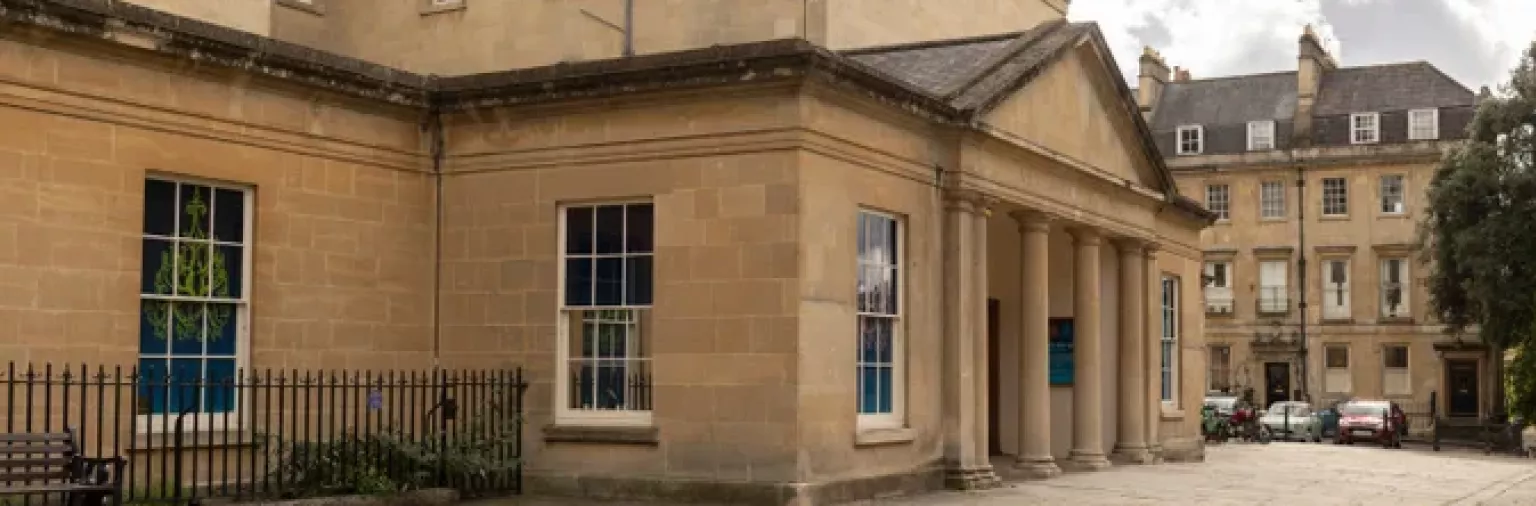 A view of Bath Assembly Rooms main entrance | © National Trust Images/James Beck