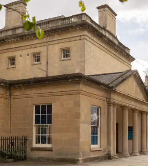 A view of Bath Assembly Rooms main entrance | © National Trust Images/James Beck